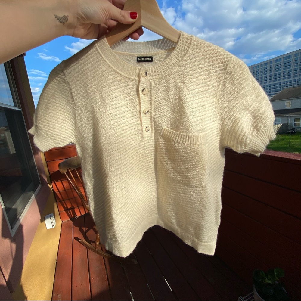 Rachel Comey Authentic Alpaca Wool Blouse